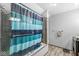 Bathroom showcasing a glass-enclosed shower, a towel rack, and modern design elements at 440 W Marion St, Danville, IN 46122