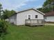 This home features neutral siding and a charming porch area, perfect for relaxing outdoors at 470 N Pine St, Morgantown, IN 46160