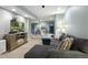 Relaxing basement with sectional couch, fireplace, television, and play area at 4749 Maple Grove Rd, Martinsville, IN 46151