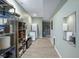 Storage in the finished basement features shelving, a freezer, and colorful play area at 4749 Maple Grove Rd, Martinsville, IN 46151