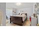 Bedroom with wood look flooring, neutral walls, and a sled bed at 48 W Adams Brick Ave, Martinsville, IN 46151