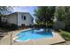 Enjoy the backyard with an in-ground pool and great landscaping at 492 Pelenor Dr, Franklin, IN 46131