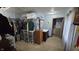Spacious walk-in closet with ample storage, shelving, and a view to the bathroom at 492 Pelenor Dr, Franklin, IN 46131