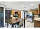 Traditional eat-in kitchen features stainless steel appliances, light-colored counters, and tile flooring at 497 Pebble Way, Greenwood, IN 46142