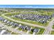 Aerial view of the neighborhood showcasing the community near the highway at 6305 Norwich Dr, Brownsburg, IN 46112