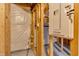 Basement featuring a SaferSound unit mounted on the exposed wooden framing at 6305 Norwich Dr, Brownsburg, IN 46112
