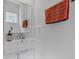 Stylish half bath with modern fixtures and decor at 6305 Norwich Dr, Brownsburg, IN 46112