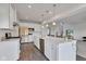 Modern kitchen featuring a large island, stainless steel appliances, and a spacious open design at 6305 Norwich Dr, Brownsburg, IN 46112