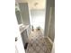 Bathroom featuring a double sink vanity and a separate shower stall, designed for convenience at 6550 Spring Flower Dr, Indianapolis, IN 46237