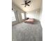 Spacious bedroom with vaulted ceilings, large windows, and ample closet space for comfortable living at 6550 Spring Flower Dr, Indianapolis, IN 46237