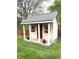 Exterior view of backyard storage shed at 6550 Spring Flower Dr, Indianapolis, IN 46237