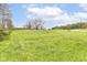 Expansive green field, creating a peaceful and scenic backdrop on a partly cloudy day at 6585 N Waverly Park Rd, Martinsville, IN 46151