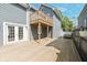 Inviting backyard deck with wooden flooring, perfect for entertaining guests at 701 Lincoln St, Indianapolis, IN 46203