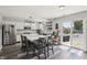Bright kitchen with stainless steel appliances and access to the patio at 7157 Chemistry Ct, Indianapolis, IN 46239
