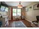 bedroom with an area rug, curtains, and a window at 7249 Tappan Dr, Indianapolis, IN 46268