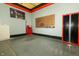 Garage with pegboard, red rolling toolbox, and Craftsman cabinet at 7285 E County Road 900 N, Brownsburg, IN 46112