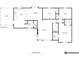 Detailed floor plan showcasing layout of a 1,518 sq ft home including kitchen, bedrooms, bathrooms, and living areas at 7655 N Kitchen Rd, Mooresville, IN 46158