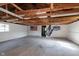 Spacious garage with high ceilings and ample room at 8144 E 50Th St, Indianapolis, IN 46226