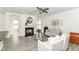 Inviting living room with a fireplace, neutral colors, and modern flooring for comfortable living at 89 Kinnick Dr, Greenwood, IN 46143