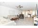 Spacious living room with hardwood floors, recessed lighting, and neutral-toned furnishings at 89 Kinnick Dr, Greenwood, IN 46143