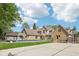 Spacious backyard with inground pool, mature trees, and a basketball court at 101 Applecross Dr, Brownsburg, IN 46112