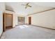 Bright bedroom with vaulted ceiling and double doors leading to the pool at 101 Applecross Dr, Brownsburg, IN 46112