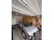 Spacious garage with unfinished walls, showing space for parking and storage at 10931 N Longbranch St, Monrovia, IN 46157