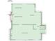 Third floor floorplan features a sitting room, kitchen, breakfast nook, living room, and hall at 1242 W Huntsville Rd, Pendleton, IN 46064