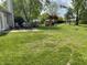 Expansive backyard with a patio and playground, great for Gathering fun at 12974 Shandon Ln, Fishers, IN 46038