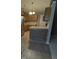 Functional kitchen with ample counter space, stainless steel refrigerator, and overhead lighting at 12974 Shandon Ln, Fishers, IN 46038