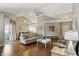 Bright living room showcasing the hardwood floors and natural light at 14634 Village Park East Dr, Carmel, IN 46033