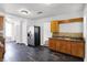 Spacious kitchen with stainless steel refrigerator and lots of natural light at 1610 S F St, Elwood, IN 46036