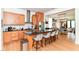 Updated kitchen with stainless steel appliances, granite countertops, and direct view into the living space at 1630 N New Jersey St, Indianapolis, IN 46202