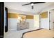 This bedroom boasts neutral colors, a light wood dresser and soft carpet at 18943 Seaforth Way, Westfield, IN 46074