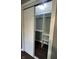 Walk-in closet with adjustable shelves and hanging rods for plenty of storage at 2009 Draper St, Indianapolis, IN 46203