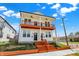 Beautiful two-story duplex with a shared porch and a modern design at 2013 Yandes St, Indianapolis, IN 46202