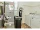 Utility room with a washer, dryer, water softener, and furnace at 2416 Foxtail Dr, Plainfield, IN 46168