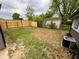 Open backyard with new fence, ideal for outdoor activities and entertainment at 2435 Asbury St, Indianapolis, IN 46203