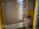 Functional bathroom featuring a shower-tub combination and a vanity with storage at 3528 Orchard Ave, Indianapolis, IN 46218