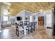 An open floorplan with a dining room including seating for eight people at 3682 S 380 E, Anderson, IN 46017