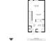 First floor of house plan shows foyer, bath, kitchen, dining, and living area at 3705 Lima Ct, Indianapolis, IN 46227