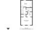 Second floor shows layout of bedroom, Primary bedroom, bathroom and hall at 3705 Lima Ct, Indianapolis, IN 46227