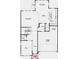 Open first floor floor plan features a kitchen, great room, dining room and two car garage at 379 N Post Oak Dr, Mooresville, IN 46158