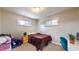 This bedroom features natural light, a comfortable bed, and a dedicated study area at 4213 N Audubon Rd, Indianapolis, IN 46226