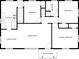 Layout showcasing the kitchen, great room, bedrooms, and bathroom in a home design at 4213 N Audubon Rd, Indianapolis, IN 46226