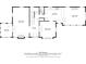 Detailed floor plan showcasing the main level layout with precise dimensions for each room, including the kitchen and living room at 4447 N College Ave, Indianapolis, IN 46205