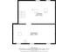 Detailed floor plan showcasing the laundry and basement layout with precise dimensions for each space at 4447 N College Ave, Indianapolis, IN 46205