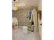 Whimsical bedroom design with unique wallpaper and a cozy reading nook at 4601 Fairhope Dr, Indianapolis, IN 46237
