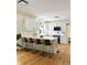 Bright, all-white kitchen with a center island and seating, perfect for entertaining at 4601 Fairhope Dr, Indianapolis, IN 46237