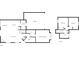 Detailed floor plan highlighting the layout of the home, including the bedrooms, living spaces, and garage at 4947 Peony Pl, Indianapolis, IN 46254